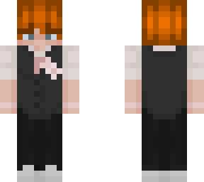 red haired wedding man