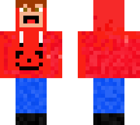 red sweat shirt