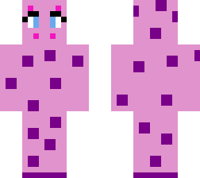 this is how my purple piggy bank looks like in minecraft
