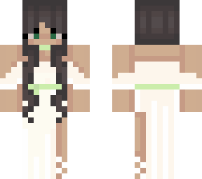 wedding dress (green)