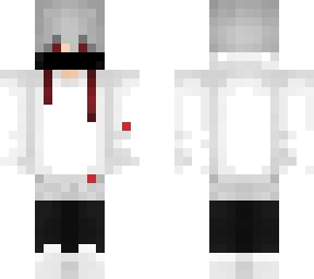 white hoodie