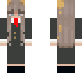 blonde bee girl in suit