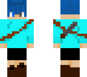 blue hair