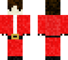 bown hair santa