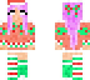christmas skin cute grirl~ purple hair