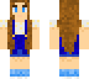 girl with overalls
