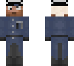 green - blue admiral with bicorne