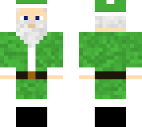 green santa claus