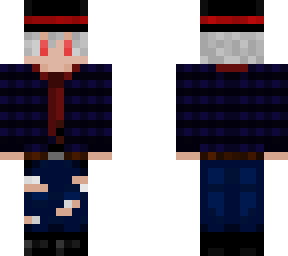 guy with red eyes and a hat