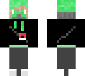 hoodie dude lime (mask) trainer