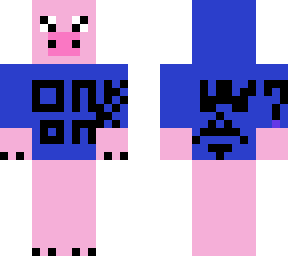 my pet pig wearing a onk onk what? hoodie