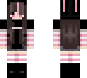 pink bunny hat
