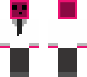 pink business worker slime