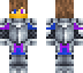 purple and blue knight