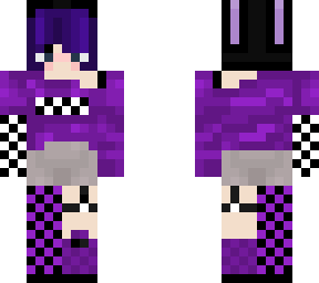 purple bunny hat