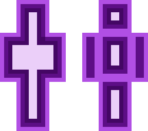 purple cube