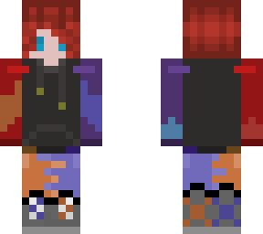 random orang/purple skin