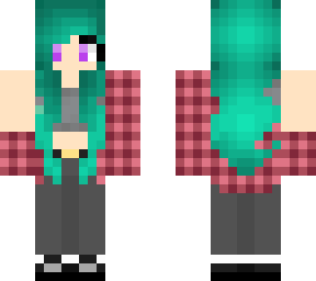 red flannel girl