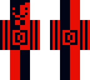 red with black mann