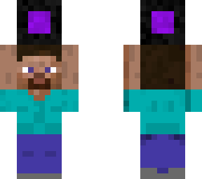 steve carries mini nether portal