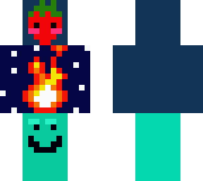 strawberry fire smiley face