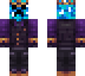 blue creeper in couriway's suit