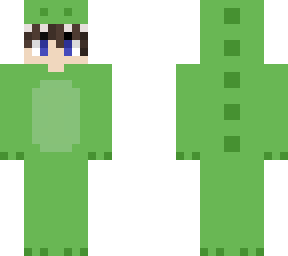 boy in dino onesie