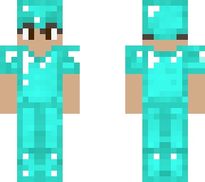 boy with diamond armor