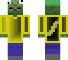 cave-to-a-banana-hoody zombie with a ferog hat