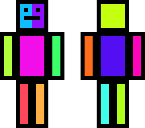 colourful skin