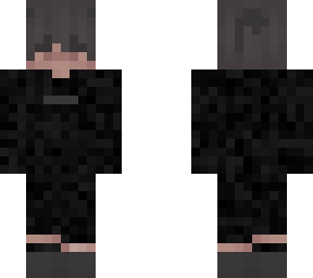 cozy boy with black sweater