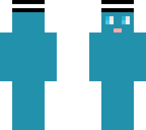 cyan bande skin 1