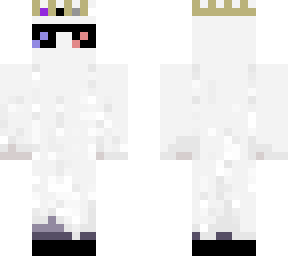 ghosty w glasses and crown b)