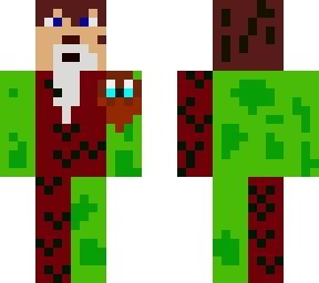 gnome with pet hedgehog