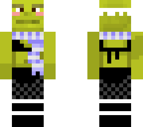 light purple scarf shrek