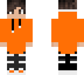 orange hoodie