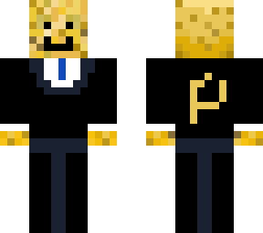 potato in a suit