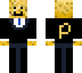 potato in a suit