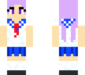 purple sailor moon school girl