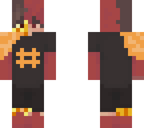 same red boy but half blaze