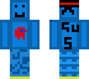 sus blue guy