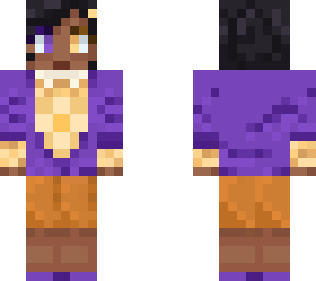 yellow and purple girl