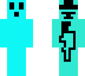 blue man