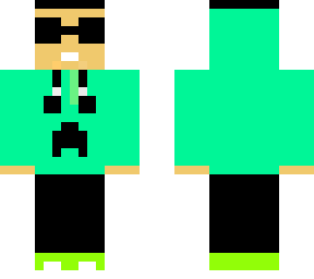 creeper green hoodie