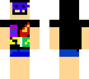 diving just do it kids minecraft skin