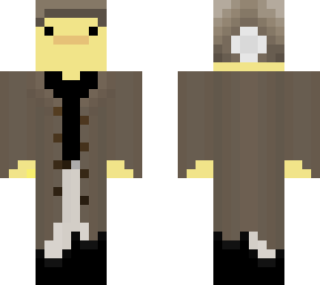 duck in winter clothing