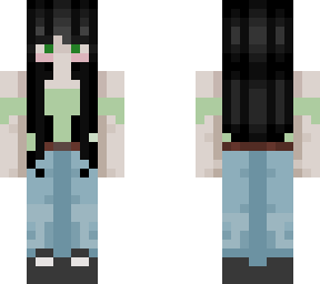girl with black hair