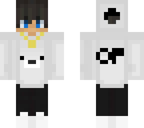 hoodie boy with a golden chain
