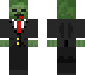 noob zombie in a suit