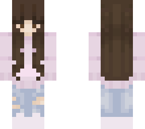 pink hoodie girl (skin for xnightgamingx